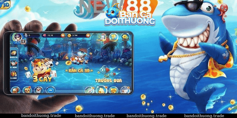 Giao diện sảnh game bắn cá New88 thân thiện với người mới chơi
